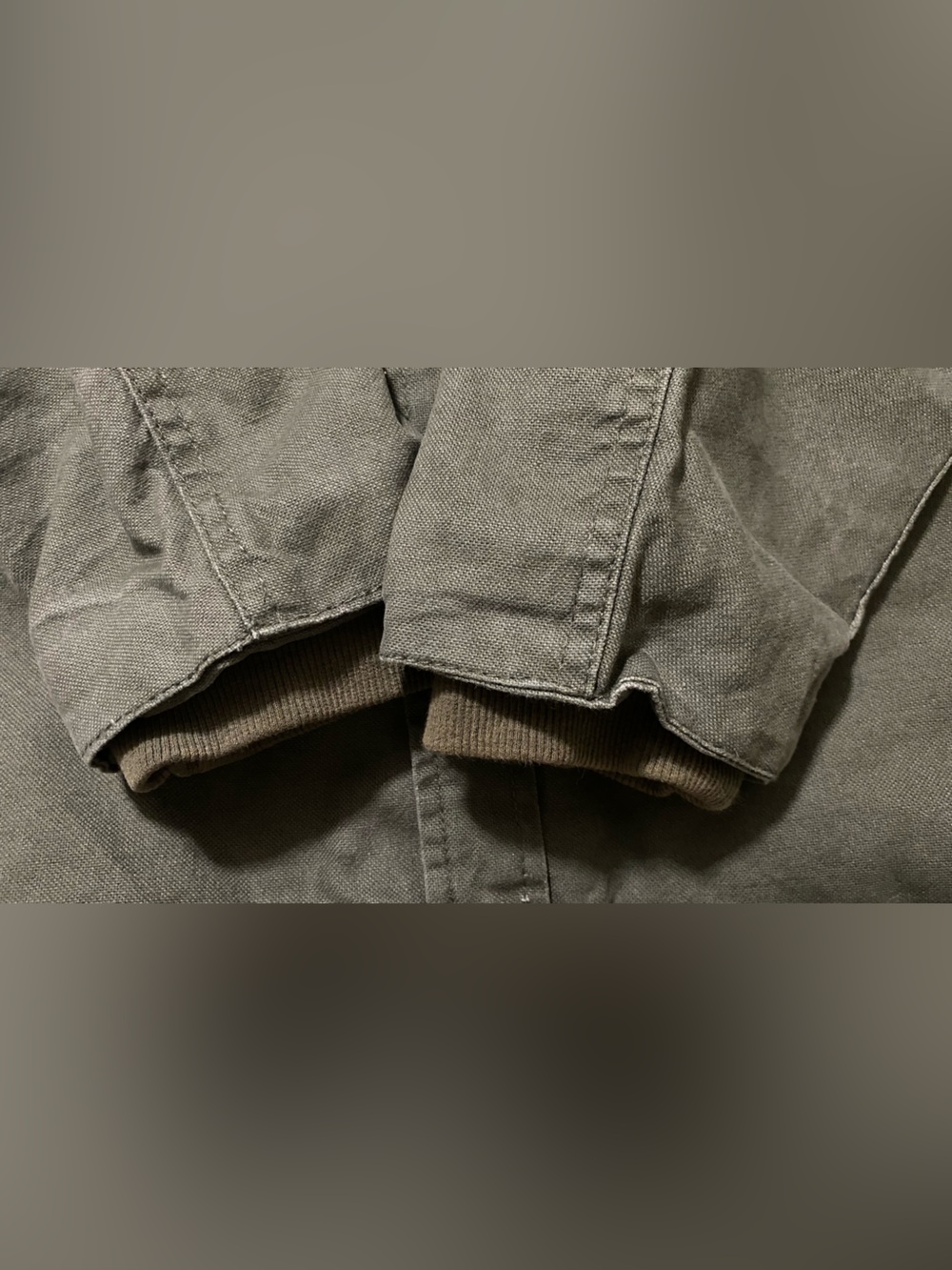 Dickies Olive Green Military Field Jacket with Gray Hood M (38-40) - Picture 9 of 16